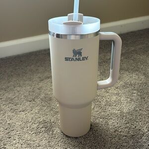 Soft matte Dune Stanley tumbler